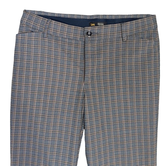 Lee Academia Regular Fit Trowser Mid Rise Flex Motion Size 12 Short - Picture 9 of 15